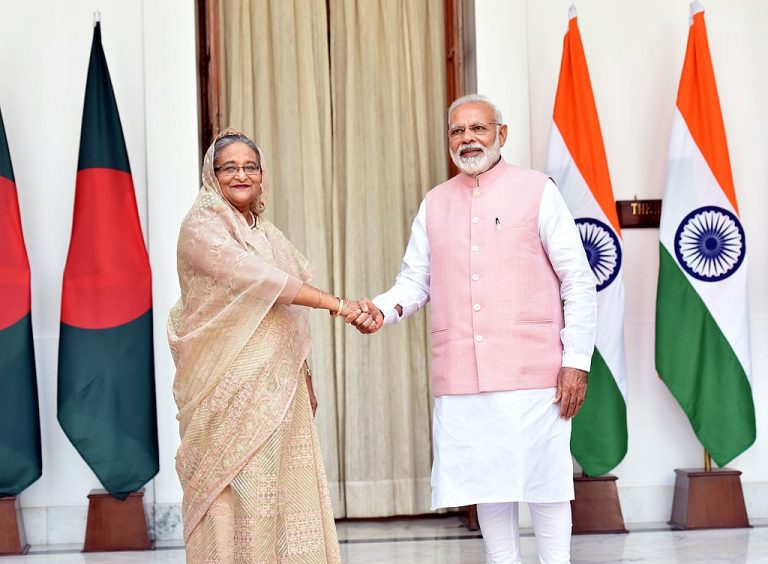 1024px-The_Prime_Minister,_Shri_Narendra_Modi_with_the_Prime_Minister_of_Bangladesh,_Ms._Sheikh_Hasina,_at_Hyderabad_House,_in_New_Delhi_on_April_08,_2017_(1)