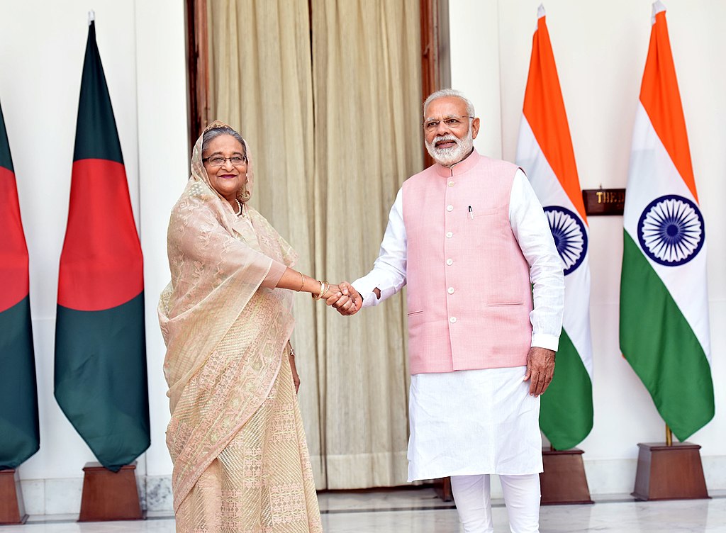 1024px-The_Prime_Minister,_Shri_Narendra_Modi_with_the_Prime_Minister_of_Bangladesh,_Ms._Sheikh_Hasina,_at_Hyderabad_House,_in_New_Delhi_on_April_08,_2017_(1)