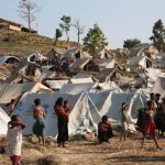 displaced rohingyas in camp